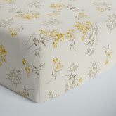 lullypop Fitted Cot Sheet (140x80cm) - Summer Meadow